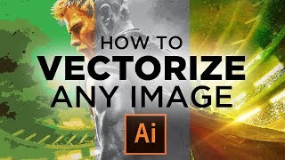 How to Vectorize any Image in Adobe Illustrator Tutorial [upl. by Notlimah]