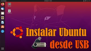 Como Instalar Linux Ubuntu desde USB  Instalar ubuntu desde la BIOS  BIEN EXPLICADO PASO A PASO [upl. by Durrej]