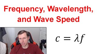 Wavelength Frequency and Wave Speed Equation and Examples [upl. by Greg963]