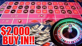 LIVE ROULETTE At The Strat Las Vegas  2000 BUY IN HIGH PROFIT ROULETTE SYSTEM [upl. by Hutchins]