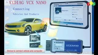 VXDIAG VCX NANO GM GDS2 Tech2win New Easy Installation obdii365 [upl. by Galen]