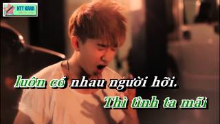 Karaoke Không Quan Tâm Chi Dân full beat [upl. by Annaesor]