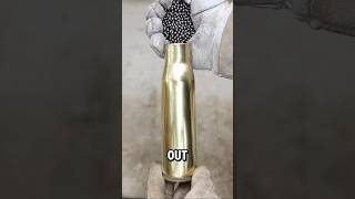 Crafting a Damascus Knife from Shotgun Shells and Casings  The Ultimate Test shorts [upl. by Smiga]