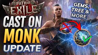 PoE 2 UPDATED CoS Lightning Comet  MONK Starter Build for Invoker in Path of Exile 2 [upl. by Dnivra836]