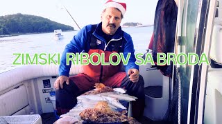 ZIMSKI RIBOLOV SA BRODA Sretan božić [upl. by Rue]