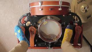 Farmer FootDrum Lessons for Beginners Lesson One  Basic Rock Beat [upl. by Marriott428]