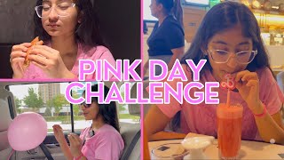 Pink Day Challenge  BeatsWithHarnidh  Challenge  Vlog 11  Comedy  Family [upl. by Ylrebmit913]