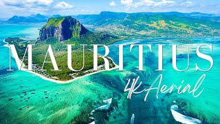 Mauritius in 4K A Breathtaking Aerial Scenic Relaxation Journey [upl. by Lucinda]