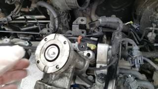 Kia Sportage EGR Valve removal and Refitting [upl. by Rhines]