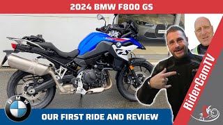 2024 BMW F800 GS Our First Ride and Review [upl. by Jinny831]