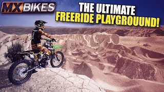 The ULTIMATE FREERIDE PLAYGROUND in MX BIkes [upl. by Ayian]