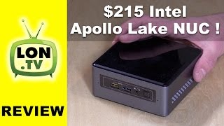 Intel 2017 Apollo Lake NUC Mini PC Review  Celeron J3455  NUC6CAYS [upl. by Leilah]