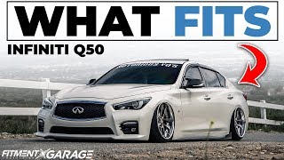 Infiniti Q50  What Wheels Fit [upl. by Eceinaj102]