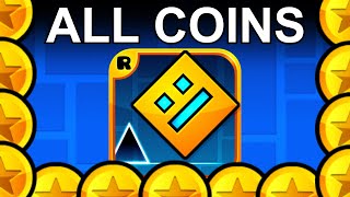 How to Get ALL Main Level Coins  Geometry Dash 22 [upl. by Carlita]