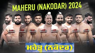 LIVE  Maheru Nakodar Kabaddi Cup 2024 [upl. by Adnahsam]