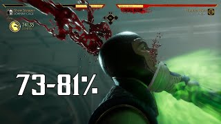 MK11 Johnny Cage Show Stopper Combos 73131  80968 Damage [upl. by Nahtanaj]