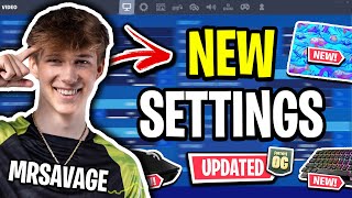 MrSavages NEW Settings Give You INSANE AIM Fortnite OG Settings [upl. by Birdella]