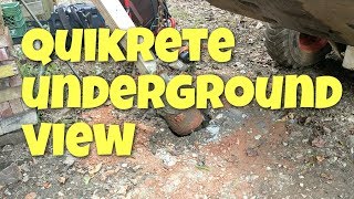 Watch this before you use Quikrete to set a post No mix concrete [upl. by Htieh]