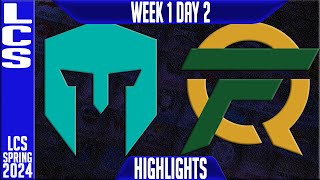 IMT vs FLY Highlights  LCS Spring 2024 Week 1 Day 2  Immortals vs FlyQuest [upl. by Adiv]