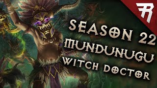 Diablo 3 277 Witch Doctor Build Spirit Barrage Mundunugu GR 143 Season 30 Guide [upl. by Jehu]