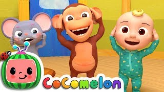 Head Shoulders Knees amp Toes  CoComelon Nursery Rhymes amp Kids Songs [upl. by Nogas]