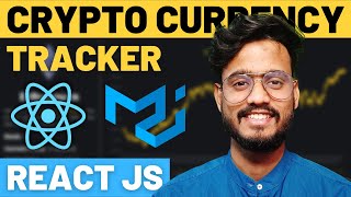 Cryptocurrency Tracker with React JS Material UI and Chart JS Tutorial 🔥🔥 [upl. by Eitteb576]