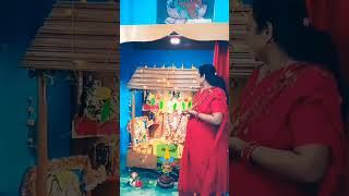 Swarg se sundar meri ma ka bhavan 🙏🙏 navratri special Bhajan shortvideos youtubeshorts [upl. by Aradnahc]