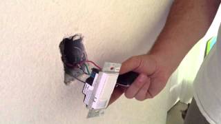 How To Install A Lutron Dimmer Light Switch [upl. by Joellen]