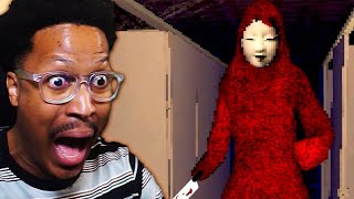 THIS DEMON SPRINTS DUDE actually terrifying  Aka Manto Japanese Horror Game [upl. by Lunt]