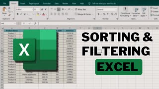 Sorting and Filtering Data in Excel  How to Organize and Search Data Efficiently [upl. by Anomas276]