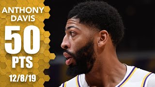 Anthony Davis scores seasonhigh 50 points in Lakers vs Timberwolves  201920 NBA Highlights [upl. by Orozco441]