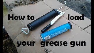 How to load grease into a grease gun [upl. by Ahsahtan]