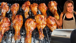 Smoked Chicken Legs on Pellet Grill [upl. by Gare754]