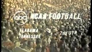 1968 Alabama Crimson Tide 9 vs Tennessee Volunteers 10 [upl. by Dobb]