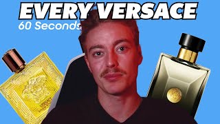 Every Versace Cologne in 60 Seconds 🔥 [upl. by Langill]