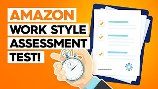 AMAZON Work Style Assessment Test Questions amp Answers How to PASS and Amazon Online Job test [upl. by Amlas]