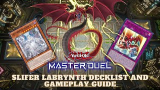 Slifer Labrynth Decklist and Gameplay Guide The Best Way to Play Slifer YuGiOh Master Duel [upl. by Enyaz925]