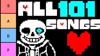 I Ranked EVERY Song In Undertale [upl. by Annaujat]