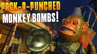 PACKAPUNCHED MONKEY BOMBS BO3 Zombies Funny Moments Funny Glitch Fails Rage [upl. by Divan]