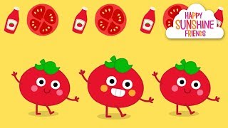 Vegetable Song for Kids  Tomato Potato Color Song [upl. by Kester]