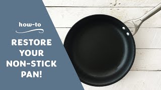 How to Restore a NonStick Pan [upl. by Aitsirhc]