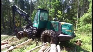 Timberjack 1270d  2004 mod  758HD  Agder  Norway [upl. by Mcguire]