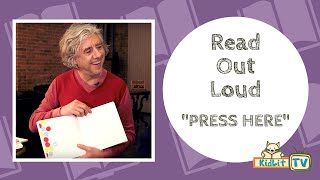 Hervé Tullet Reads PRESS HERE [upl. by Rramo]