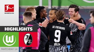 VfL Wolfsburg  SC Freiburg 01  Highlights  Matchday 14 – Bundesliga 202324 [upl. by Jen]