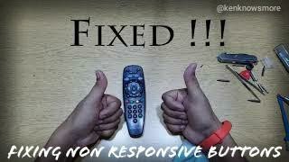 Tata Sky Remote  Fixing Non Responsive Buttons [upl. by Airdna]