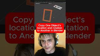 Copy One Objects location and rotation to Anoth in Blender [upl. by Hajed635]