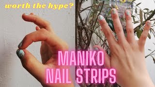 MANIKO Nail Polish Strips My Honest Review AD [upl. by Coster]