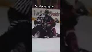 Kevin Cormier Vs Olivier Legault QMJHL [upl. by Sahcnip11]