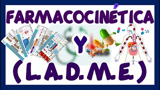 FARMACOCINÉTICA ABSORCIÓN DISTRIBUCIÓN METABOLISMO ELIMINACIÓN  GuiaMed [upl. by Vasiliki]