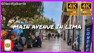 Av Abancay  LIMA 4K 2022  Recorrido Completo  Walk Tour UHD 🇵🇪 [upl. by Dorn]